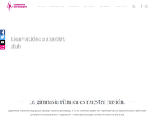 Tablet Screenshot of clubritmicagimvanesport.com